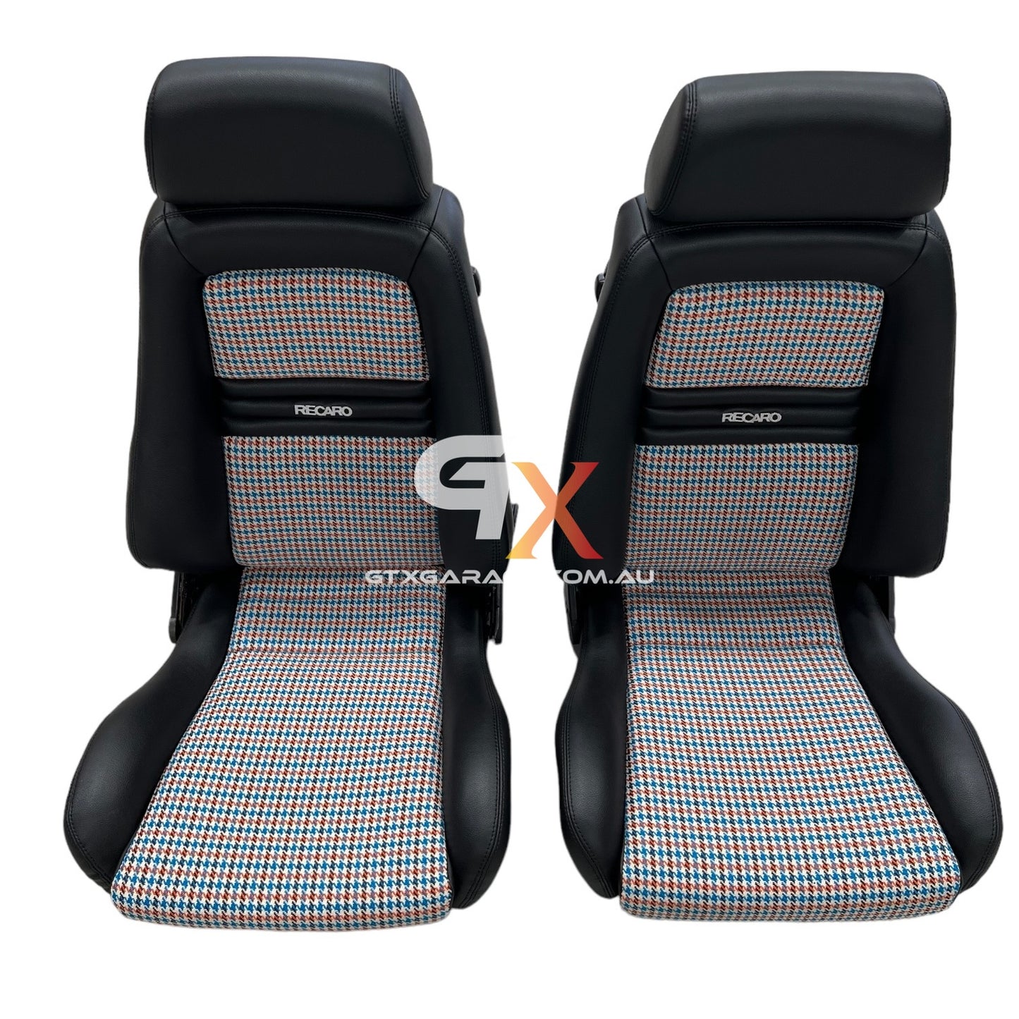 RECARO LX Houndstooth Orange