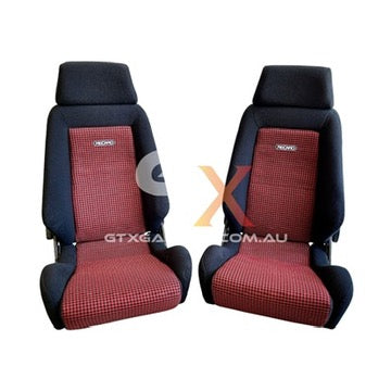 (Pre-Order) RECARO LX Houndstooth Chili Red