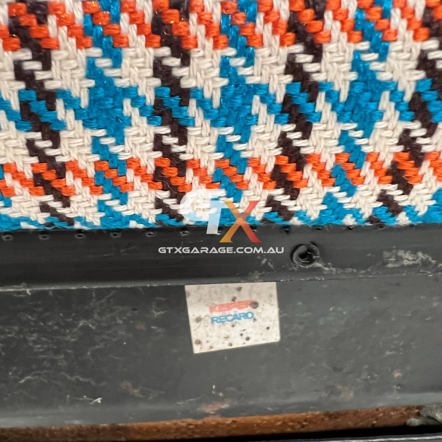 RECARO LX Houndstooth Orange