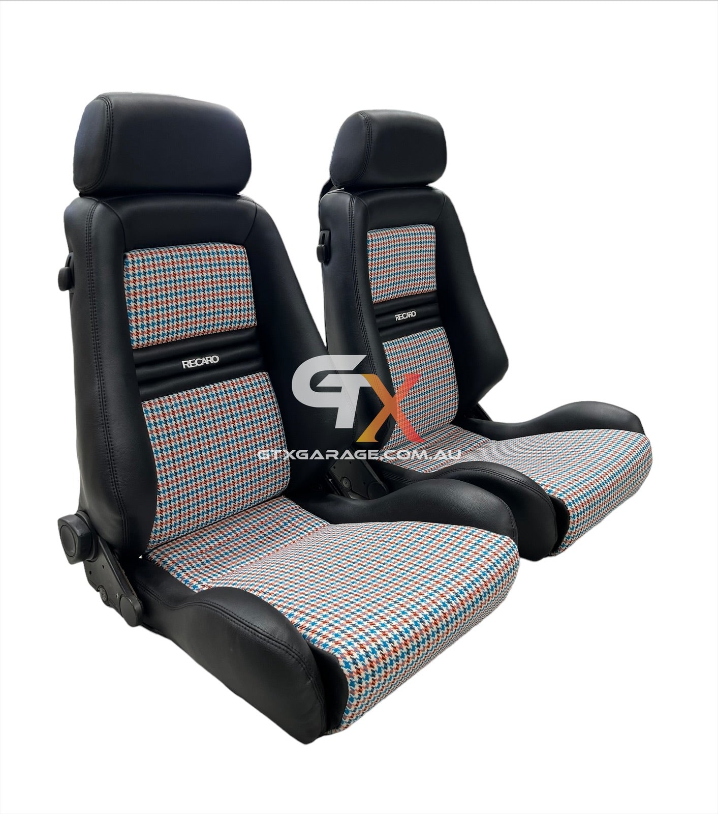 RECARO LX Houndstooth Orange