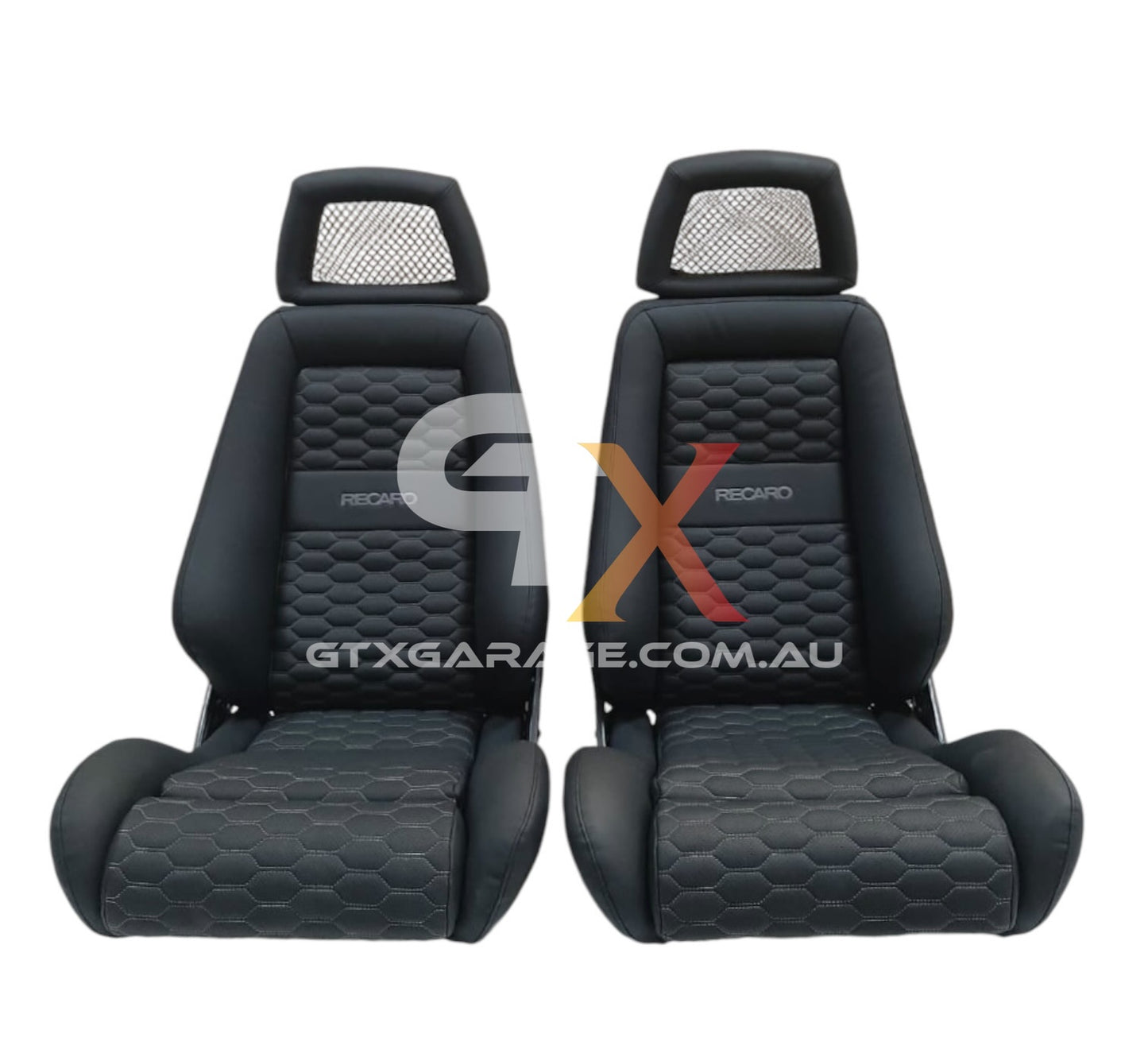 RECARO LXC Fishnet Black Quilted