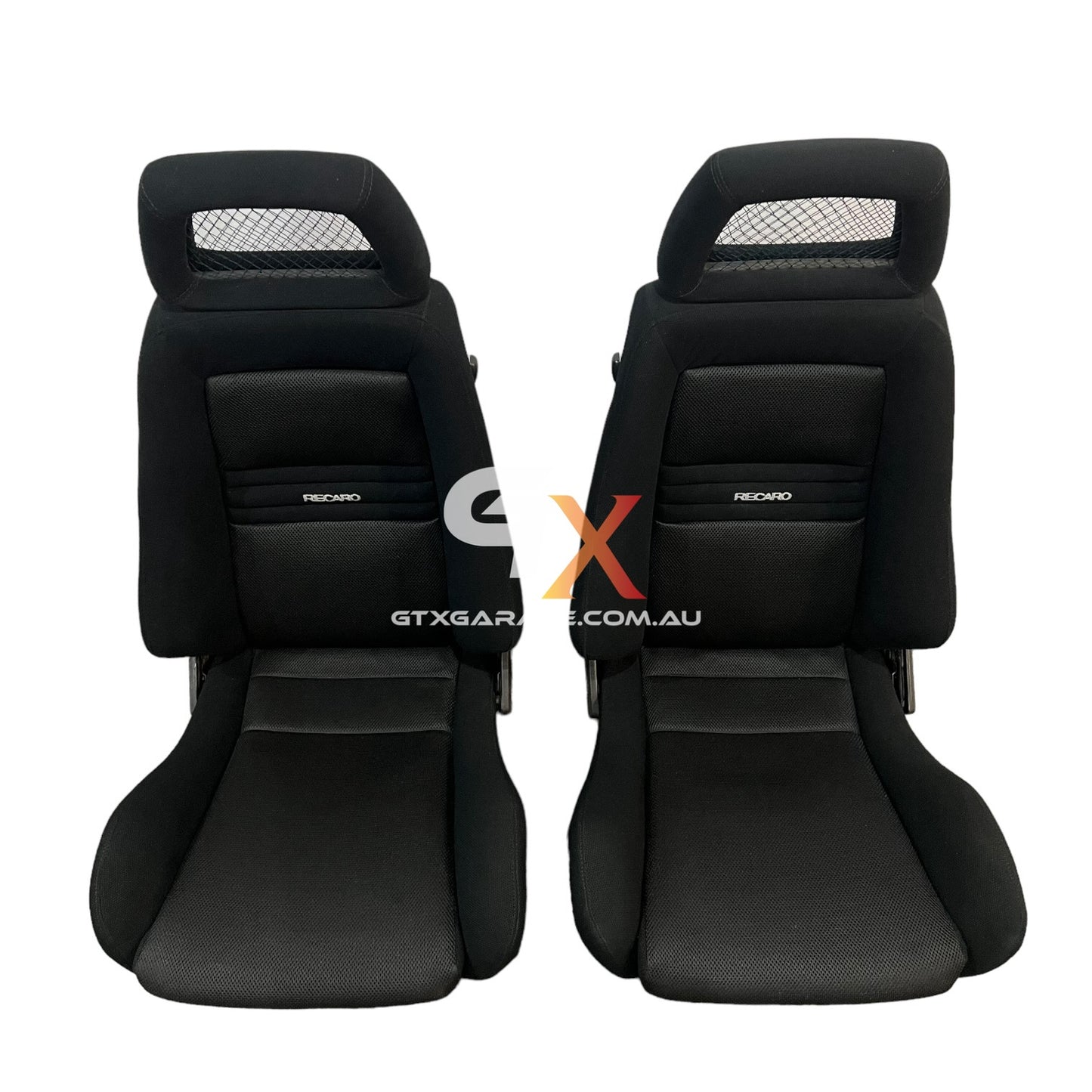 RECARO LX Fishnet Perforated Black Fabric