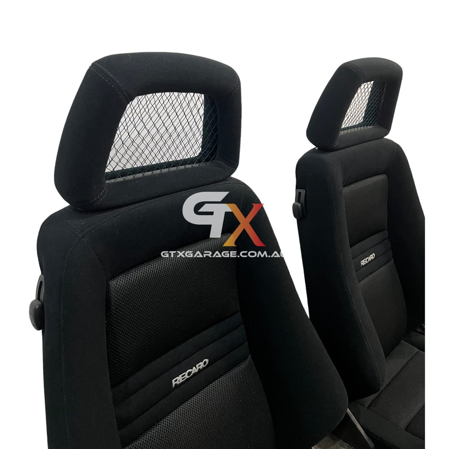 RECARO LX Fishnet Perforated Black Fabric