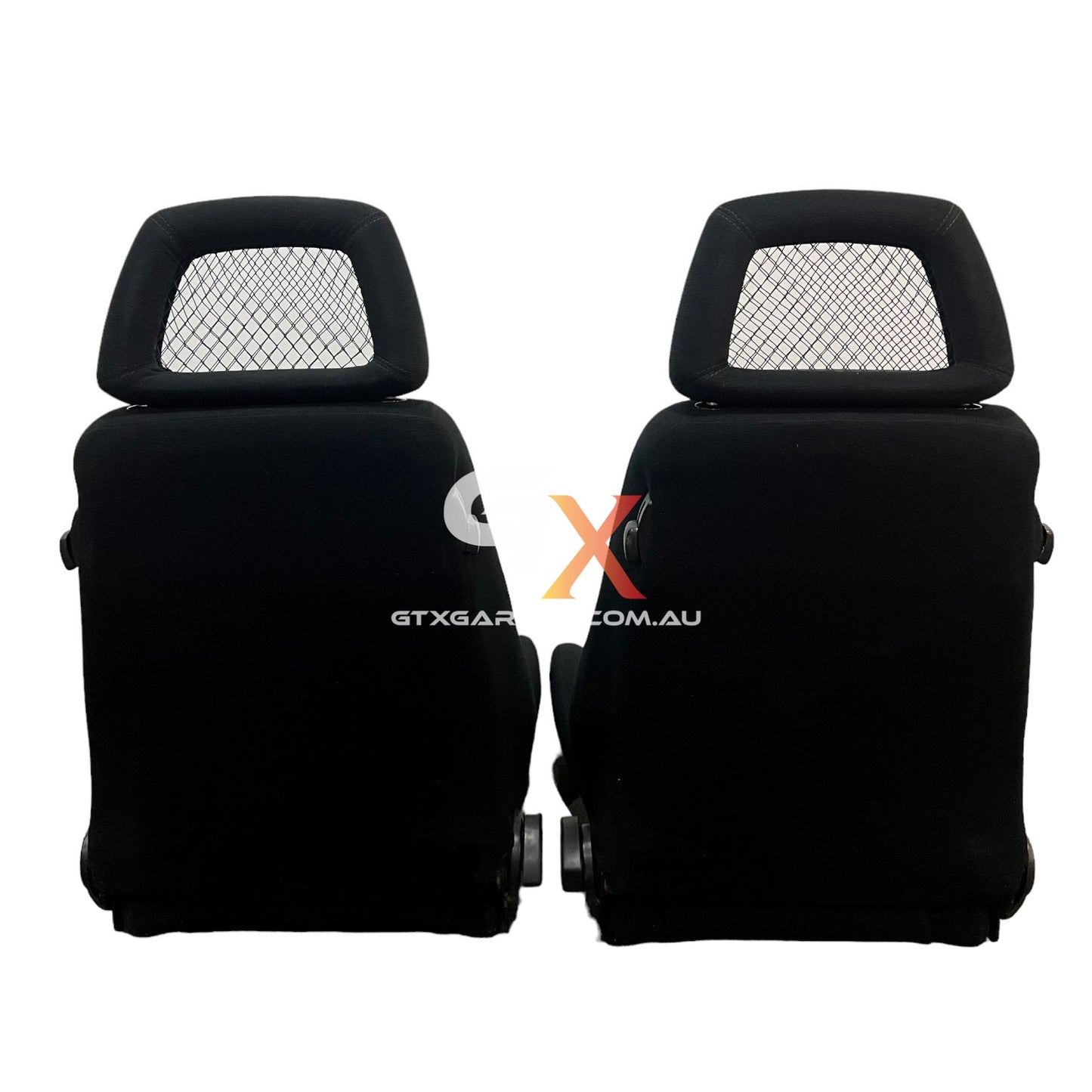 RECARO LX Fishnet Perforated Black Fabric