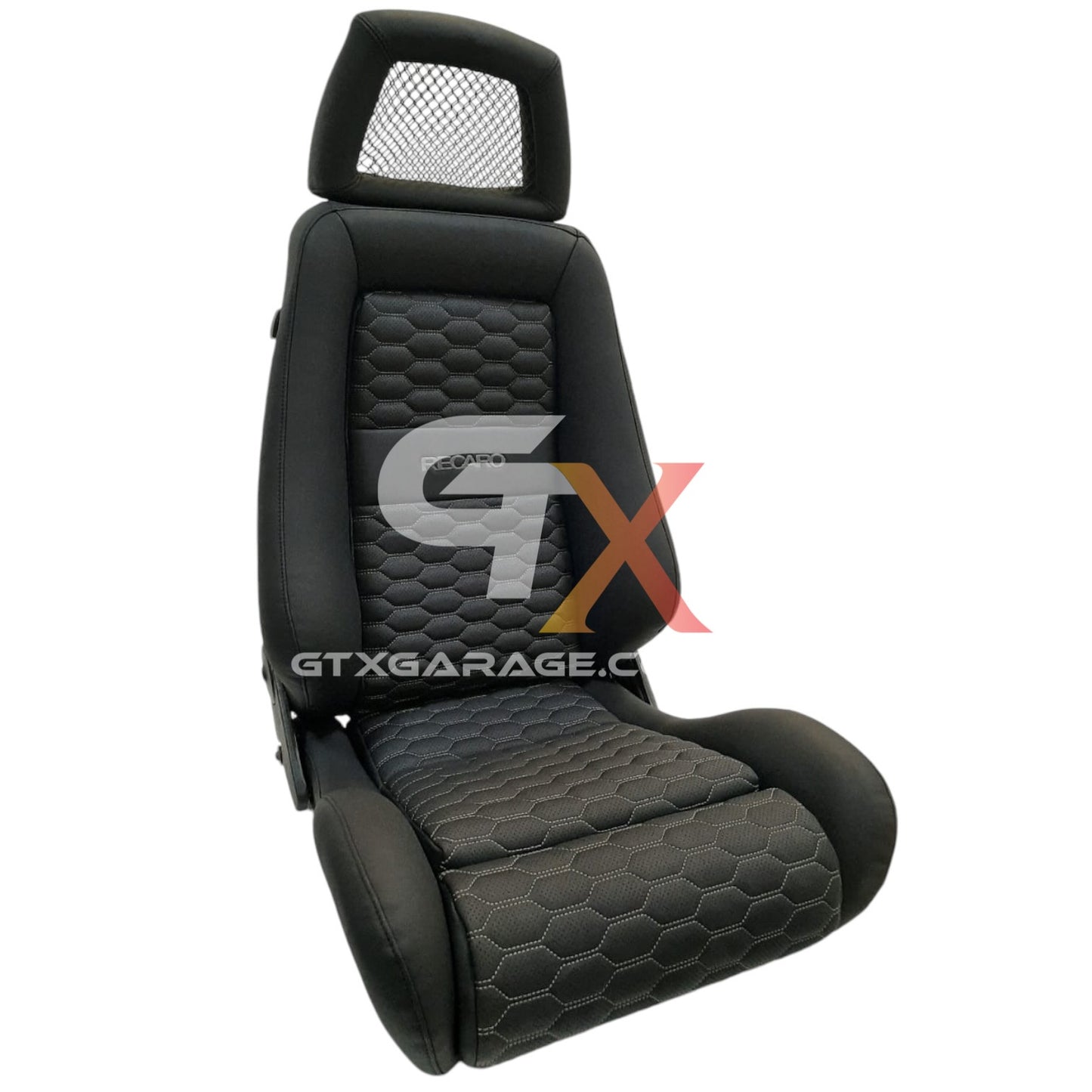 RECARO LXC Fishnet Black Quilted