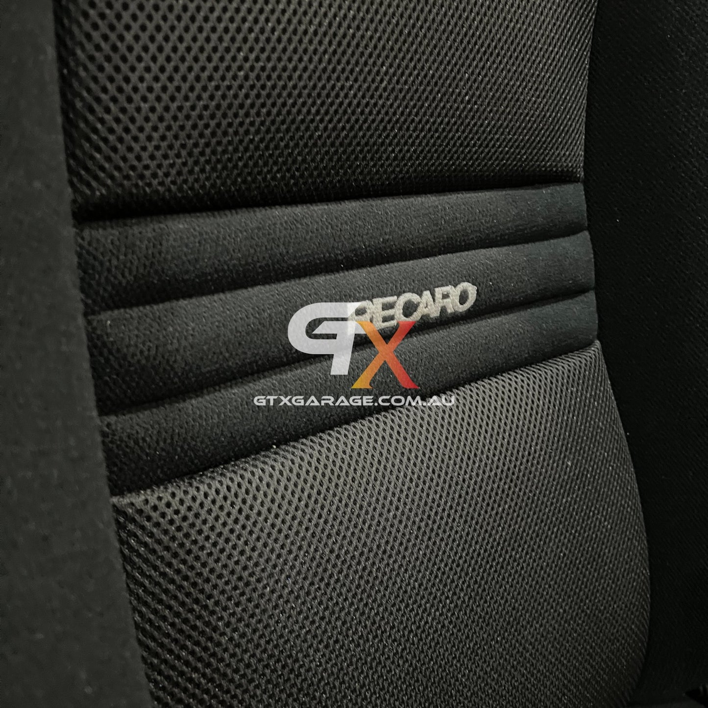 RECARO LX Fishnet Perforated Black Fabric