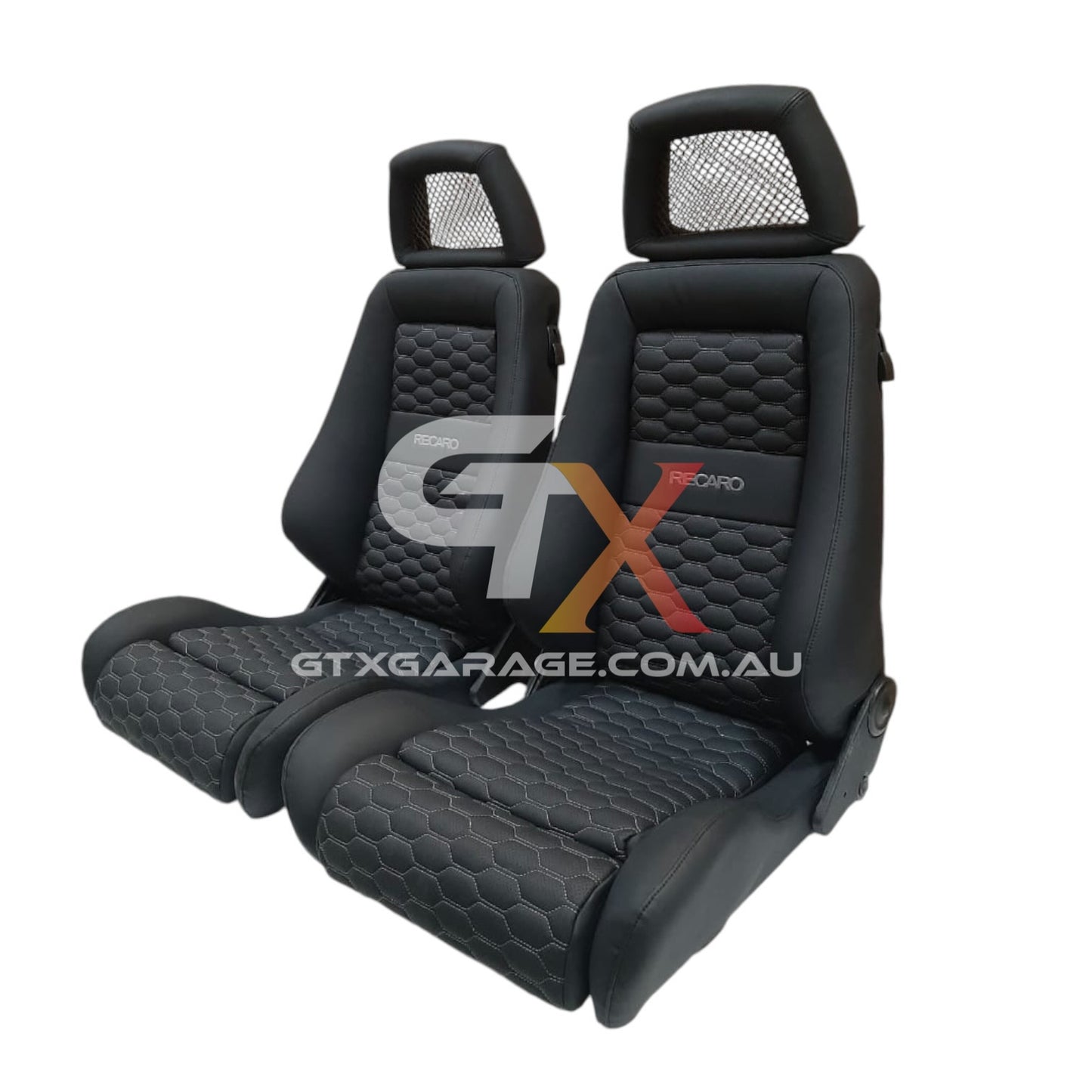 RECARO LXC Fishnet Black Quilted
