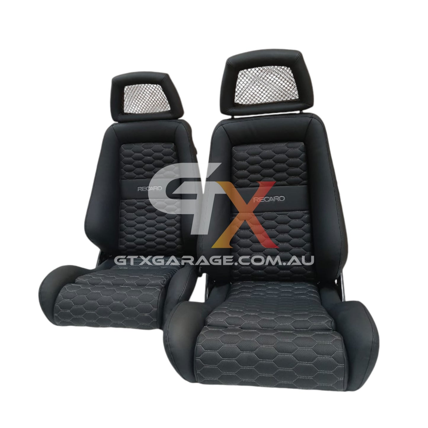 RECARO LXC Fishnet Black Quilted