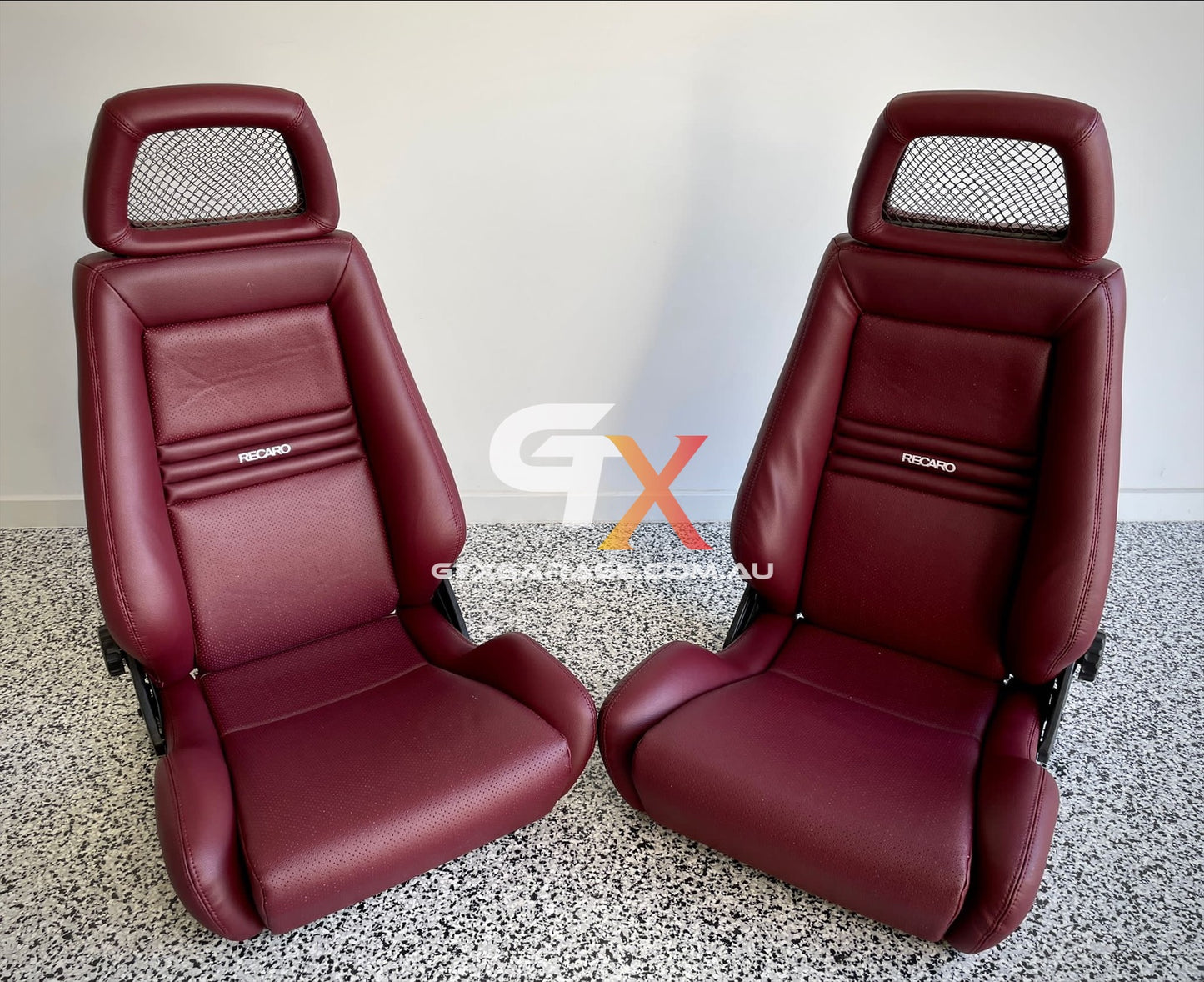 RECARO LX Fishnet Burgundy