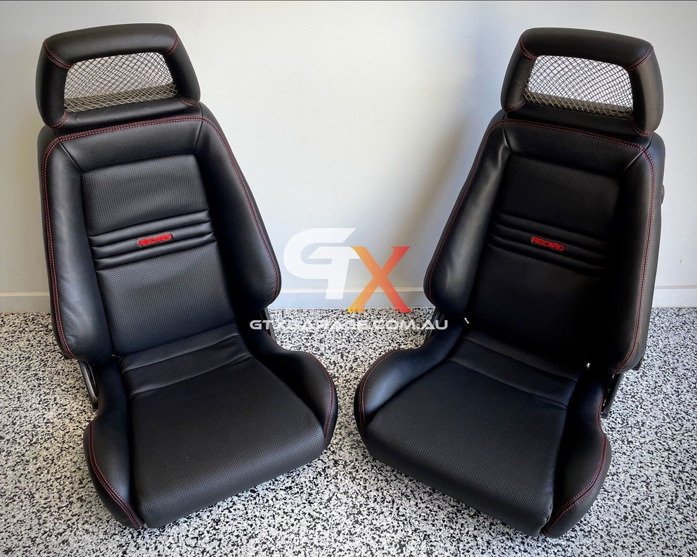 RECARO LX Fishnet Red Stitching