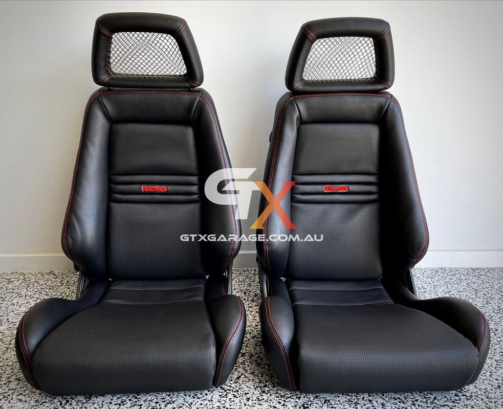 RECARO LX Fishnet Red Stitching