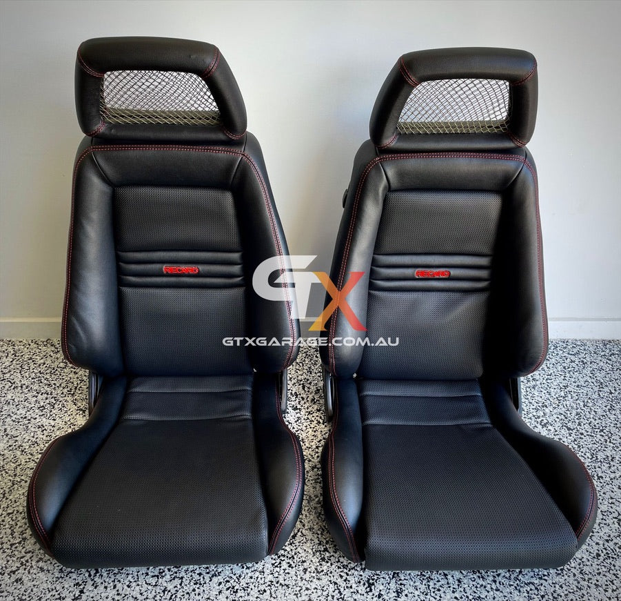 RECARO LX Fishnet Red Stitching