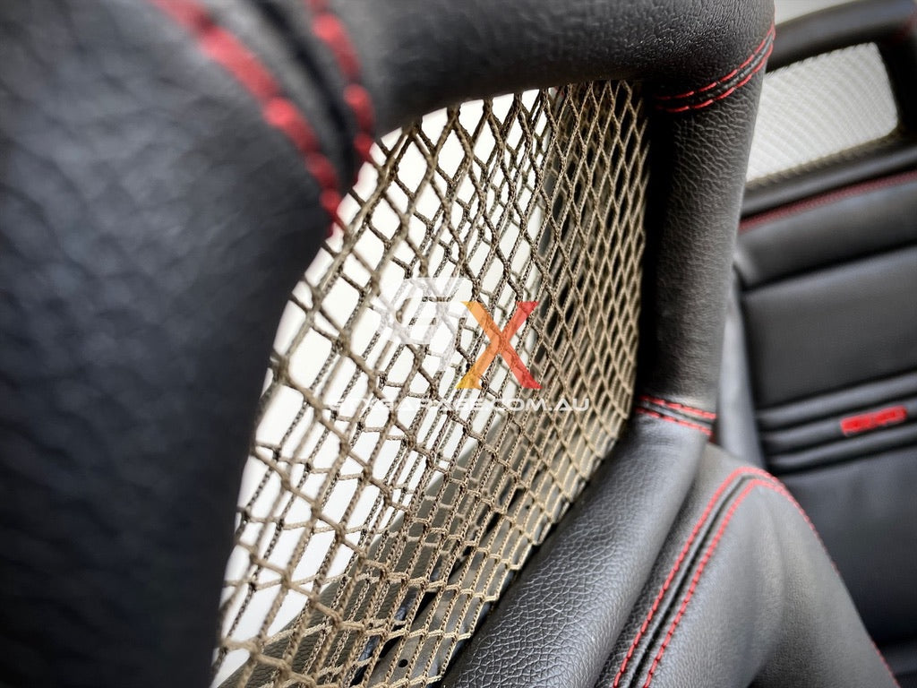RECARO LX Fishnet Red Stitching