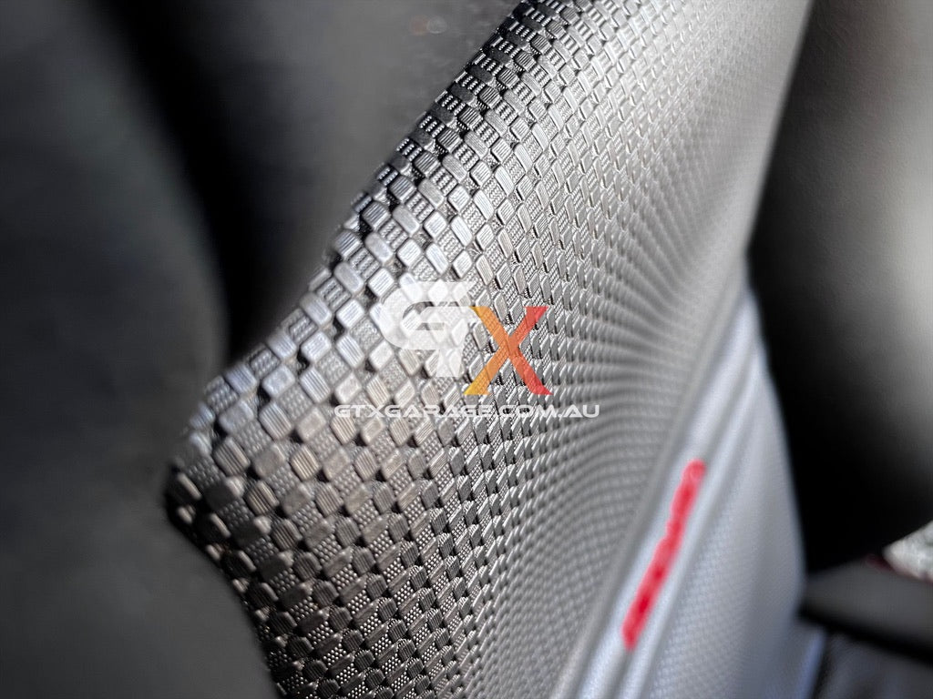 RECARO LX Fishnet Red Stitching