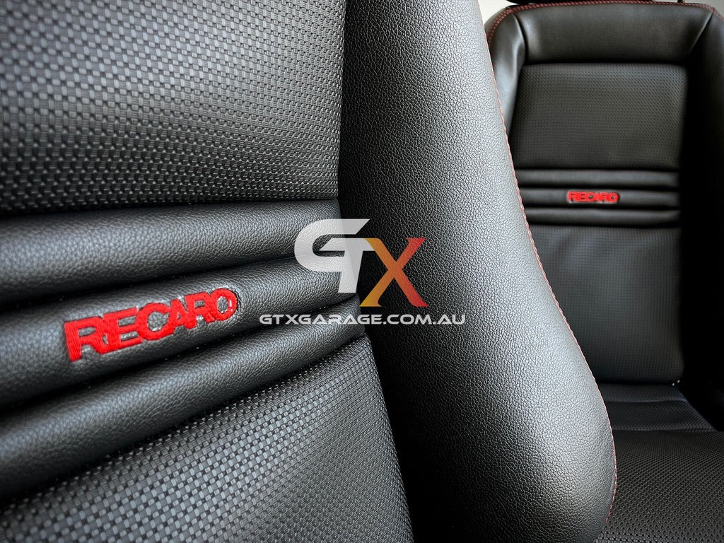 RECARO LX Fishnet Red Stitching