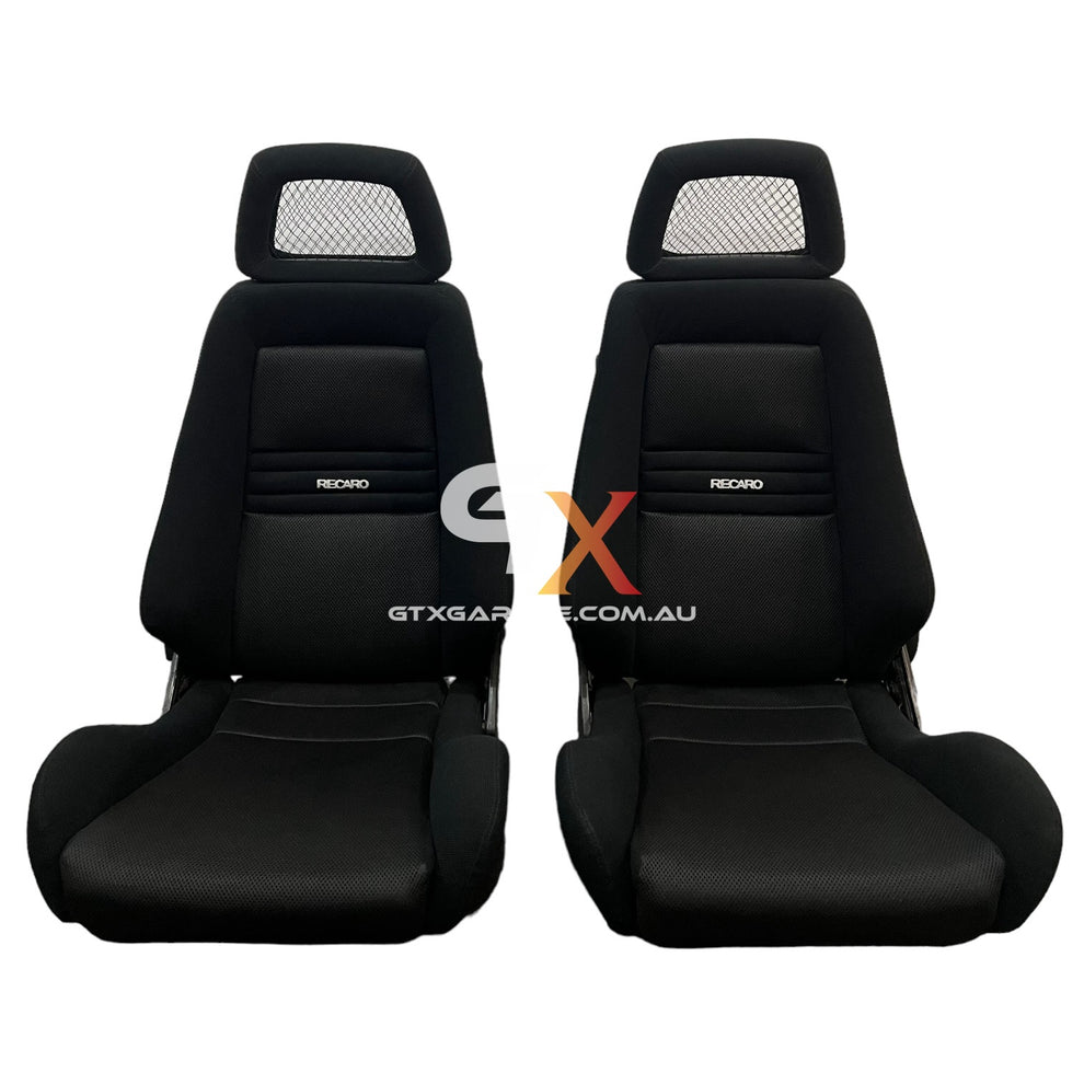 RECARO LX Fishnet Perforated Black Fabric – GTX Garage