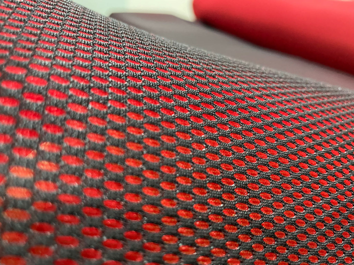 Red Mesh Fabric