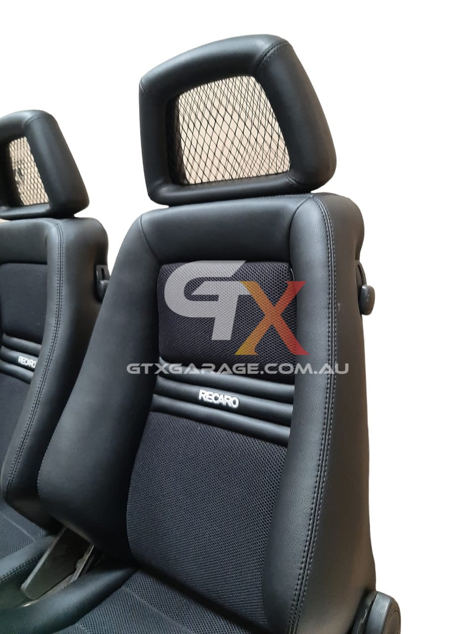 (Pre-Order) RECARO LX Fishnet Black Fabric & Vinyl