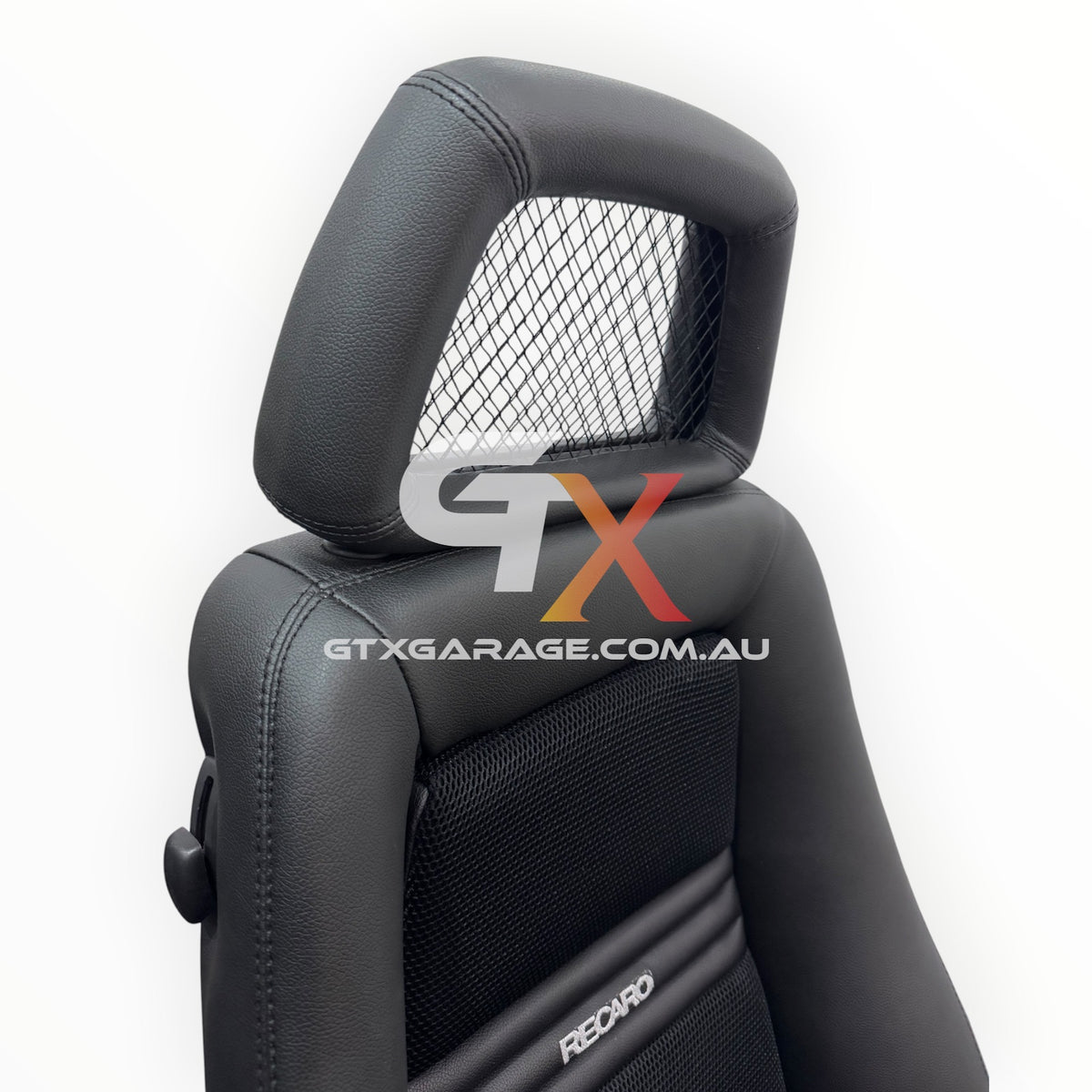 RECARO LX Fishnet Black Fabric & Vinyl
