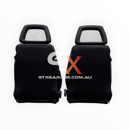 RECARO LX Fishnet Black Fabric & Vinyl