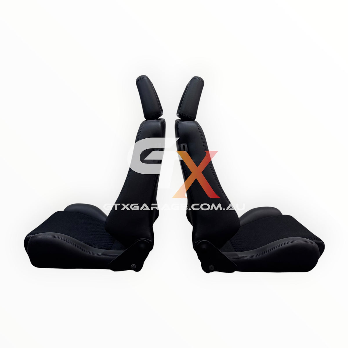RECARO LX Fishnet Black Fabric & Vinyl
