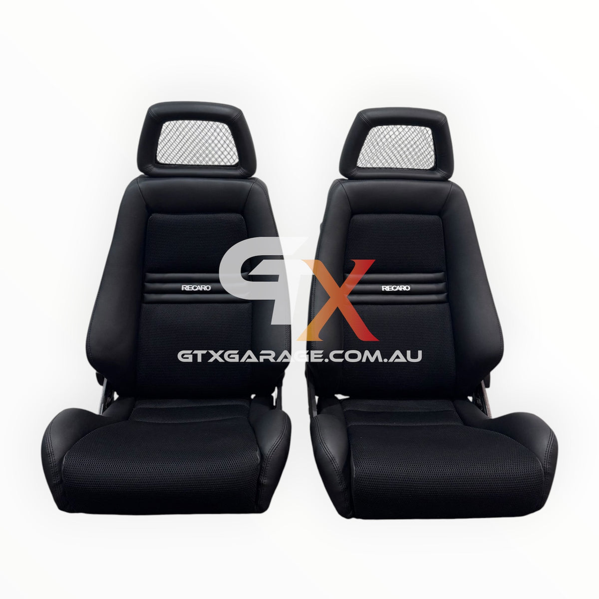 RECARO LX Fishnet Black Fabric & Vinyl
