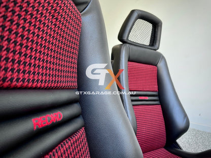 RECARO LX Fishnet Houndstooth Chili Red