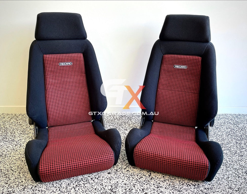 RECARO LX Houndstooth Chili Red – GTX Garage
