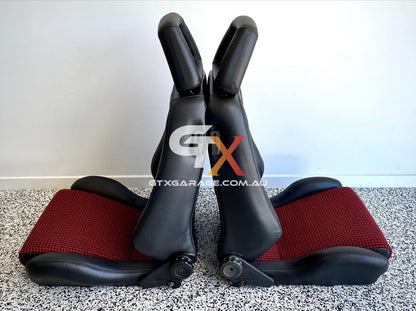 RECARO LX Fishnet Houndstooth Chili Red