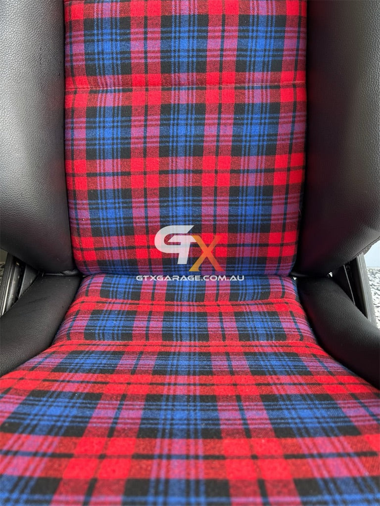 Tartan Blue/Red Fabric (6405)