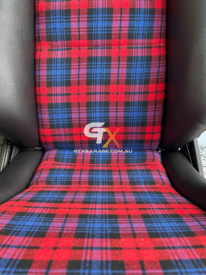 Tartan Blue/Red Fabric (6405)
