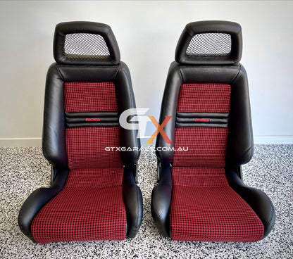 RECARO LX Fishnet Houndstooth Chili Red