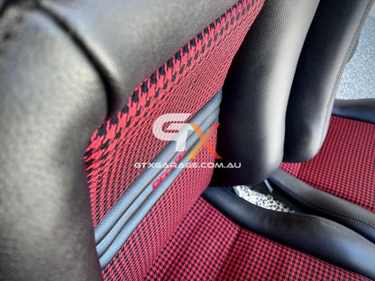 RECARO LX Fishnet Houndstooth Chili Red